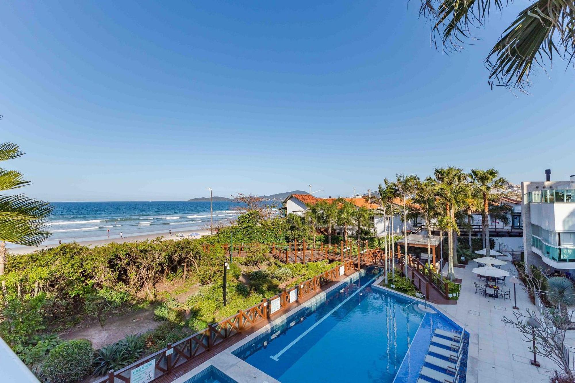 Varandas Do Atlantico - Confortavel Apto Em Condominio Pe Na Areia Bombinhas Dış mekan fotoğraf